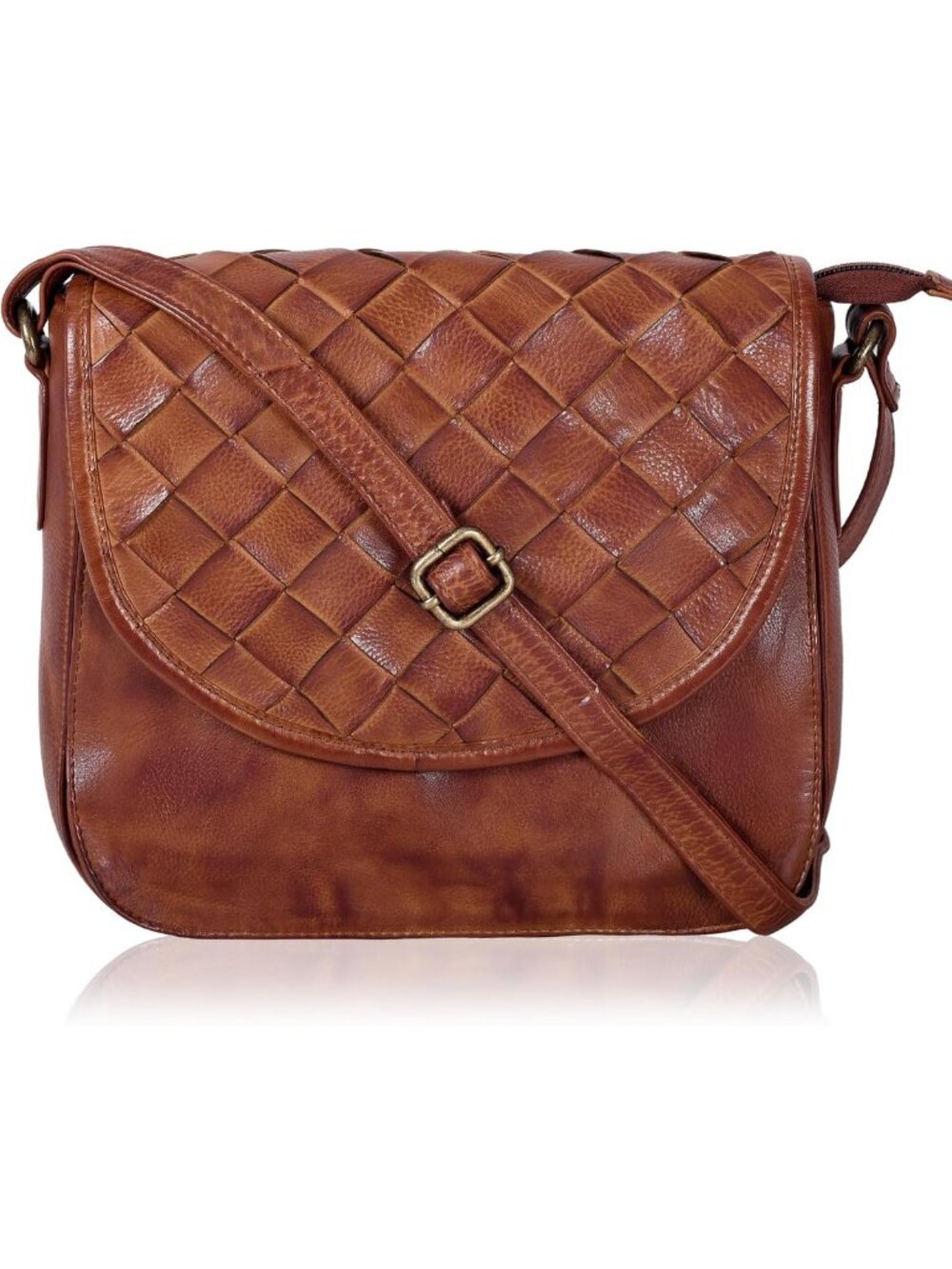 Stylish Genuine Leather Crossbody Bag for Women | Adjustable Strap & Chic Design